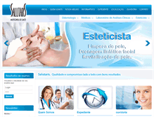 Tablet Screenshot of clinicasalutaris.com.br